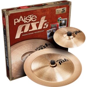 PACK SET PST5-EFFECTSPACK PAISTE 10-18&Prime; 870597 Alliage: Bronze CuSn8 également connu comme 2002 Bronze Son: brillant, clair, complet et centré