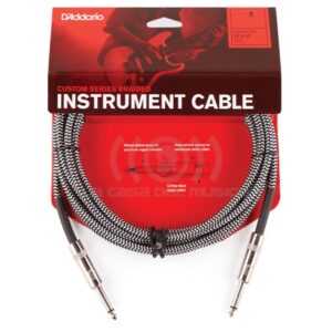 CABLE INSTRUMENT PW-BG-15BG D&rsquo;ADDARIO TRESSE GRIS 4.5M