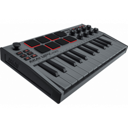 CLAVIER MAITRE MPKMINI3BK AKAI 25 NOTES 8 PAD USB MIDI