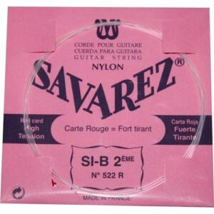 CORDE A L&rsquo;UNITE SI-2 ROUGE NYLON RECT SAVAREZ