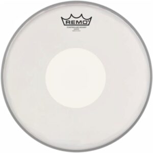 PEAU BATT. CS-0114-00 REMO 14&Prime; CONTROL SOUND Sablée Rond BLANC Central TOM