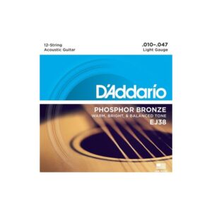 JC FOLK P/BRONZE EJ38 D&rsquo;ADDARIO 12 CORDES LIGHT