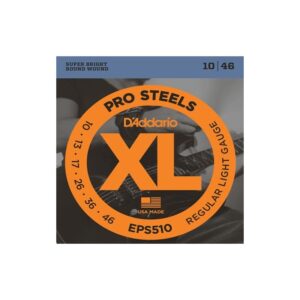 JC ELECT. EPS510 D&rsquo;Addario LIGHT PROSTEEL REG 10-46