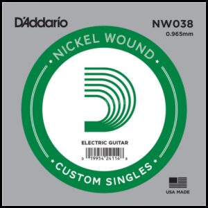 CORDE A L&rsquo;UNITE 038 NICKEL NW038 D&rsquo;ADDARIO