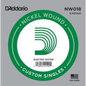 CORDE A L&rsquo;UNITE 018 D&rsquo;ADDARIO NW018 NICKEL