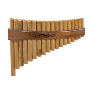 FLUTE DE PAN 700290FLUTEPANPREMIU GEWA Sol Majeur, 18 tubes Tube en bambou naturel traité à l‘huile de parafine