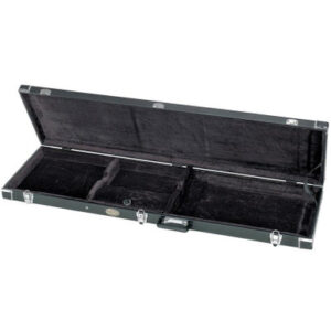ETUI GUITARE BASSE ELECTRIQUE 523140 GEWA NOIR INTERIEUR VELOUR FLAT TOP ECONOMY