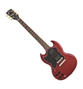 GUITARE ELECTRIQUE GAUCHER ROUGE GIBSON SG TRIBUTE SGTR00LAYNH1