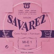 CORDE A L&rsquo;UNITE MI-1 ROUGE NYLON REST SAVAREZ