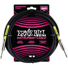 CABLE INSTRUMENT JACK/JACK 3M NOIR 6048 ERNIE BALL