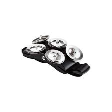 TAMBOURIN PIED CFT5BK MEINL NOIR spécial cajon, corps synthétique, cymbalettes inox, ergonomique, lanière élastique
