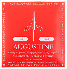 JC NYLON CLASSICRED TIRANT NORMAL/MEDIUM AUGUSTINE STANDARD ROUGE