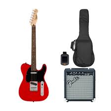 GTR ELECTRIQUE 037-3451-558 SQUIER SONIC FINITION TORINO RED TELECASTER 0373451558