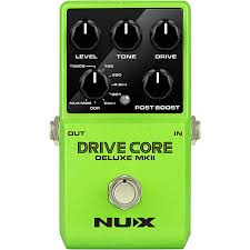 PEDALE EFFET DRIVECOREDLX-MK2 NUX VERT ANALOGIQUE OVERDRIVE MNU DRIVECORE-DLX-MK 617772