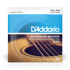 JC FOLK PHOSPHOR BRONZE LIGHT 12-53 EJ16 D&rsquo;ADDARIO