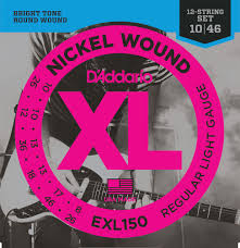 JC ELECT. 12 CORDES XL EXL150 D&rsquo;ADDARIO