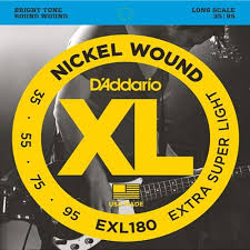JC BASSE 4 CORDES EXTRA SUPER LOFT 35-55-75-95 D&rsquo;ADDARIO