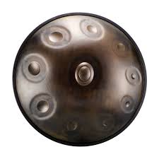HANDPAN HB10-BROWN HLURU 10 NOTES 22&Prime; GRAY