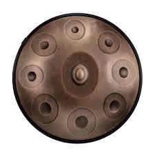 HANDPAN HB9-BRONZE HLURU 9 NOTES 22&Prime; BROWN