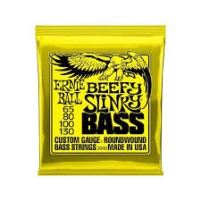 JC BASSE ERNIE BALL CEB 2840 BEEFY SLINKY 65-80-100-130