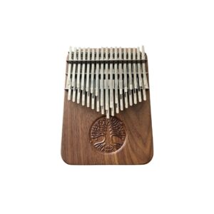 KALIMBA CHROMATIQUE KY34C HLURU 34 NOTES ARBRE DE VIE NOYER NOIR BLACKWALNUT AVEC HOUSSE KY34C-BLACKWALNUT