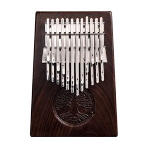 KALIMBA KXT24B HLURU 24 NOTES ARBRE DE VIE EN NOYER NOIR BLACKWALNUT AVEC HOUSSE KXT24B-BlackWalnut