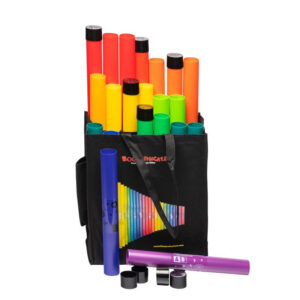 LOT DE 28 TUBES 78034 FUZEAU BOOMWHACKERS AVEC UN SAC DE RANGEMENT