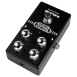 PEDALE EFFET RECTO-DISTORTION NUX NOIR ANALOGIQUE TYPE ROCK MNU RECTO-DISTORTION 559055