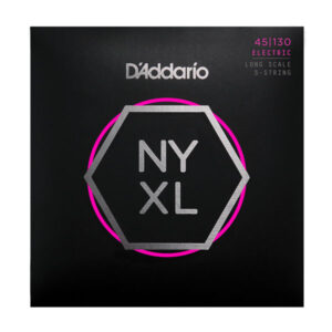 JC BASSE 5 CORDES LONG SCALE 45-130 D&rsquo;ADDARIO NYXL45130