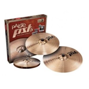 PACK SET PST5-ROCKSET PAISTE 14-16-20&Prime; 870598 Alliage: Bronze CuSn8 également connu comme 2002 Bronze Son: brillant, clair, complet et centré