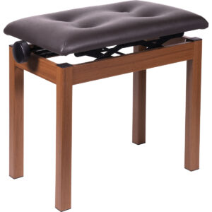 BANQUETTE PC400PB KORG REGLABLE BOIS NATUREL SIMILI CUIR KOO PC-400-PB 609910