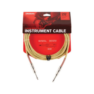 CABLE INSTRUMENT PW-BG-20TW D&rsquo;ADDARIO TRESSE TWEED 6M