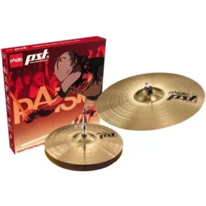 PACK SET PST5-ESSENTIALSET PAISTE 14-18&Prime; 870591 Alliage: Bronze CuSn8 également connu comme 2002 Bronze Son: brillant, clair, complet et centré