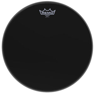 PEAU BATT. BE-0008-ES REMO 8&Prime; EMPEROR EBONY pour TOM (Frappe ou Résonance)