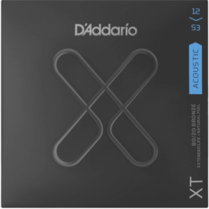 JC ACOUSTIQUE 80/20 BRONZE LIGHT XT 12-53 XTABR1253 D&rsquo;ADDARIO