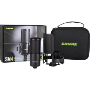 MICRO STUDIO SM4-K-KIT SHURE AVEC ANTI-POP ET MALETTE SSE SM4-K-KIT