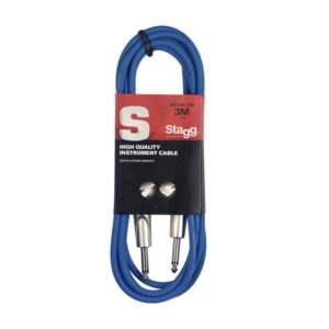 CABLE INSTR 3M STAGG VINTWEED-BLEU SGC3VT BL 26761
