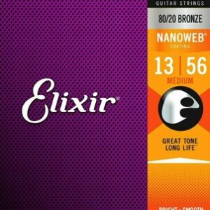 JC FOLK NANOWEB MEDIUM 13-56 11102 ELIXIR