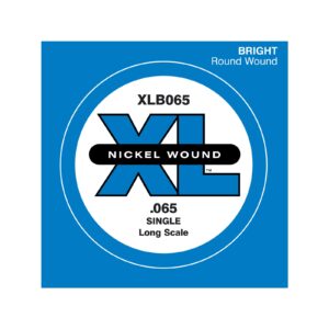 CORDE A L&rsquo;UNITE 065 XL BASSE NICKEL LONG D&rsquo;ADDARIO